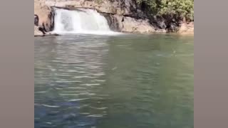 A hike through Linville Falls to a waterfall off the Blue Ridge Parkway