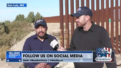 Oscar Blue And Ben Bergquam Live From Southern Border: Mexico's Border Patrol Has Given Up Due To Uncontrollable Migrant Groups