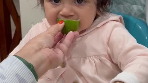 Baby funny || eat lemon || babies funny vedio|| babies n puppies funny vedios…Keep supporting ✌️✌️