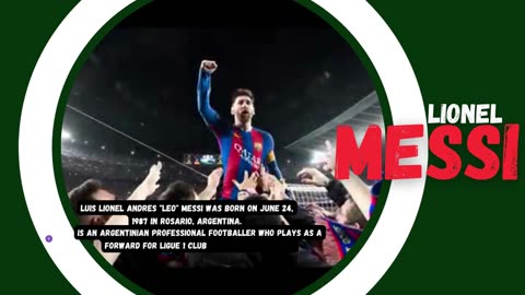 Lionel Messi Foot Ball Champion