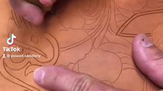 Tooling a Leather Bible Cover