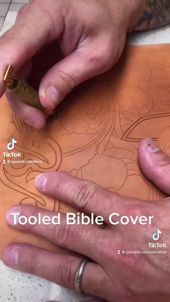 Tooling A Leather Bible Cover