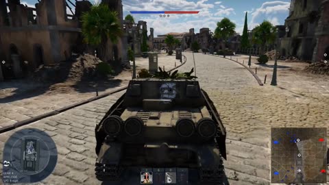 BRUUMMMMBAR THE GERMAN BUILDING DESTROYER AGAINST TANKS IN WAR THUNDER