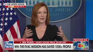 WH Press Sec. Jen Psaki speaks about Afghanistan