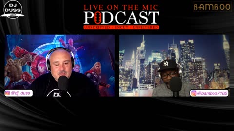 #53 with Dj Duss and Bamboo talking about Podcasting, Scream 6 and internet scams