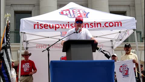 Rise Up Wisconsin Rally 8-6-21 Leonard Boltz