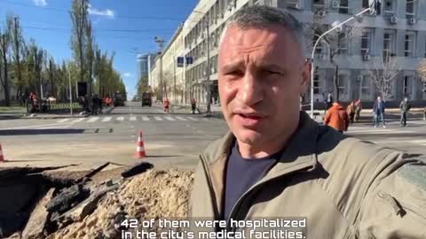 Klitschko reported five dead in a strike on Kyiv