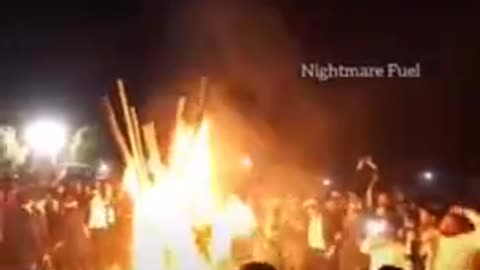 Demon manifested on Jewish 'Yunuka' ceremony