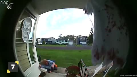 Top 20 Funniest Doorbell Camera Moments (Try Not To Laugh)