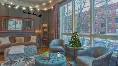 ☕New York Apartment and Holiday Music