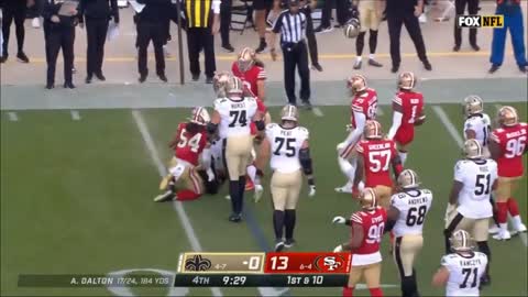 New Orleans Saints vs. San Francisco 49ers Full Highlights 4th QTR | NFL Week 12, 2022