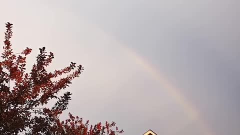 Rainbow over my home