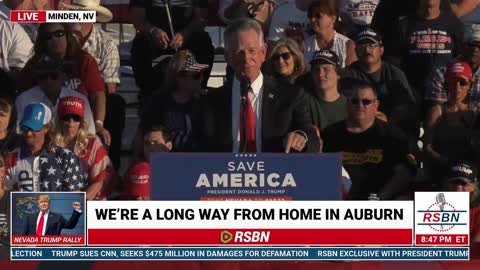 Tommy Tuberville Speaks Save America Rally in Minden, NV - 10/8/22