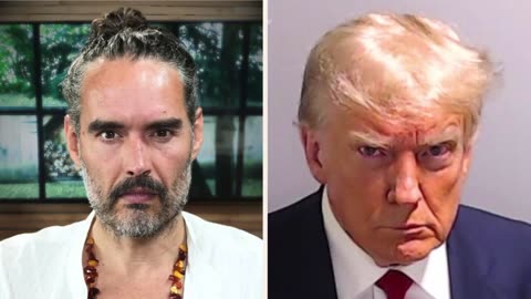Russell Brand Discusses Trump’s Mugshot