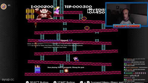 ayupcc - Callum's Corner - 29/03/24 - Donkey Kong Till Completi