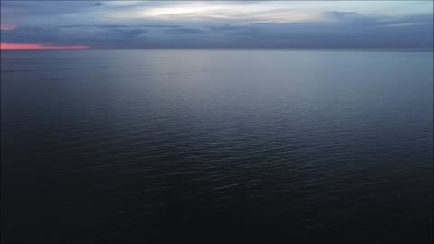 Sunset over Lake Erie Ohio
