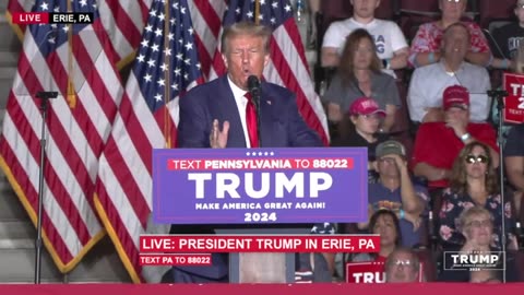 President Trump in Erie, PA - FULL SPEECH