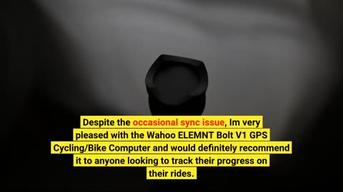 Read Comments: Wahoo ELEMNT Bolt V1 GPS Cycling/Bike Computer