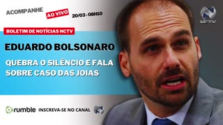 EDUARDO BOLSONARO QUEBRA O SILÊNCIO E FALA SOBRE CASO DAS JOIAS