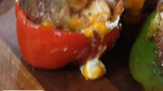 Stuffed Bell Peppers!!! #bbq