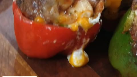 Stuffed Bell Peppers!!! #bbq