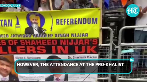 Khalistan 'Flop Show' In UK Outside Indian High Commission; Cold Response To Separatist Protest