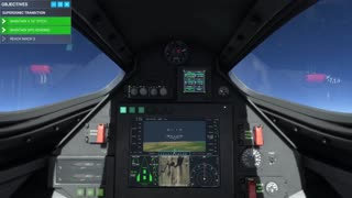 Microsoft Flight Sim - Maverick DarkStar flight. going mach 9