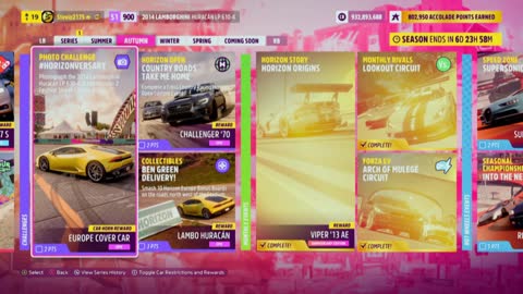 Horizon 2 Festival Site in Colinas Aridas Forza Horizon 5 Autumn Photo Challenge LOCATION