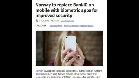 Norway Govt To Track All Food Purchases #Biometric #Digital ID Hugo Talks