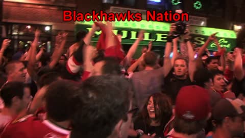 Chicago Blackhawks 2010 Stanley Cup Championship Celebration in Wrigleyville