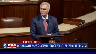 Rep. McCarthy Gives Farewell Floor Speech Ahead Of Retirement
