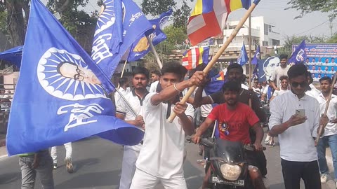 Dr bhimrao Ambedkar jayanti agra 😱😱