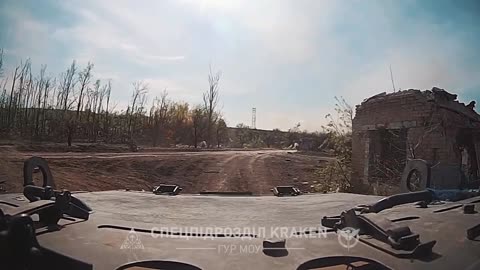 POV of Ukrainian MRAPs transporting Infantry to friendly Positions while being shelled by Artillery
