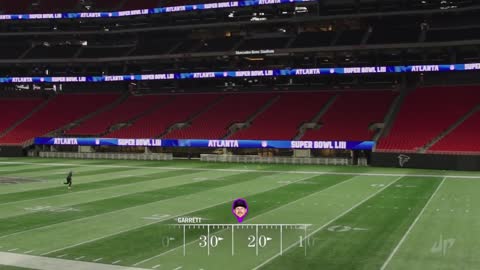 Super Bowl Stadium Trick Shots | Dude Perfect