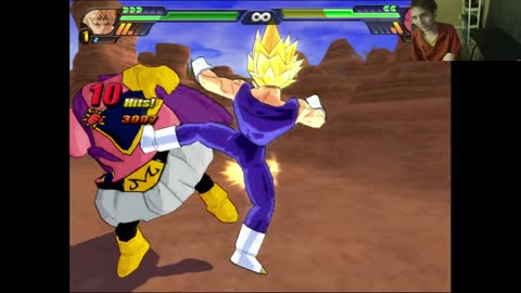 Super Saiyan 2 Majin Vegeta VS Majin Buu In A Dragon Ball Z Budokai Tenkaichi 3 Battle