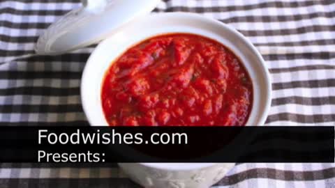 Food Wishes Recipes - Tomato Sauce Recipe - How to Make Tomato Sauce
