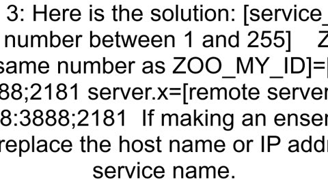 How to avoid quotRuntimeException My id 0 not in the peer listquot when starting embedded Zookeeper