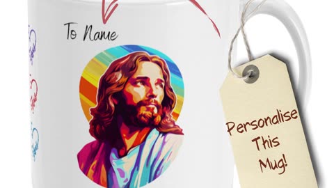 Personalised Jesus I'll Be Back Mug By Welovit ❤️