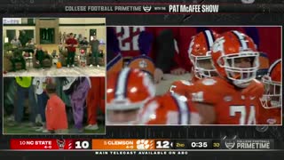 Pat McAfee's reaction to Will Shipley 'eating four chairs' 🤣 | ESPN College Football