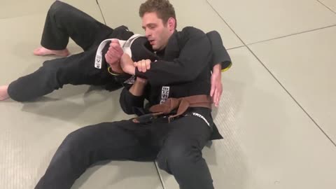 BJJ Turtle Defence: Roll over to armbar