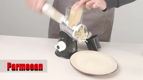 Rotary Cheese Grater Cheese Shredder - Cambom Kitchen Manual