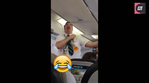 😂Funniest Flight Attendant Ever😂