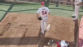 Sonny Gray Warming Up 5/20/24