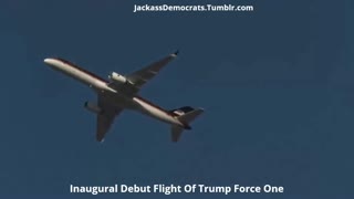 Inaugural Debut Flight Of Trump Force One