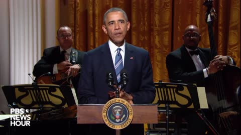 Watch President Obama speak -- and sing -- at White House tribute to Ray Charles