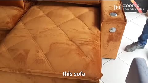 Sofa with sound box