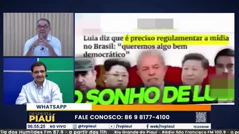 Eleições 2022 Lula - PT - Quer IMPLANTAR Regime CHINES (DITADURA) no Brasil ! - TVPiaui (2022,9,27)