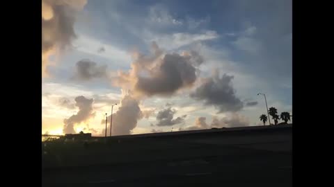 STRANGE CLOUDS IN SOUTH FLORIDA