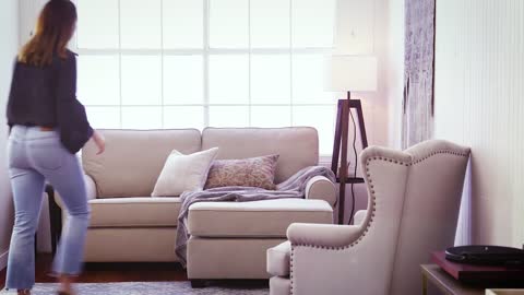 The Fremont Sofa with Reversible Chaise