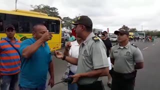 Protesta en peaje de Turbaco